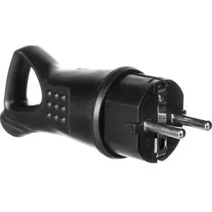 Portable rubber plug ORNO OR-AE-1369 with handle, IP44 splash protection, 16A 250V
