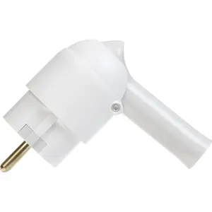 Угловая розетка Legrand LE-50175 230V 16A — для встраивания/плоской установки