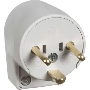 Power plug Lauritz Knudsen Vinkelstikprop T90 rund EDB lg – angled T90 round data/EDB plug