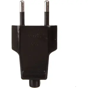 Plakā kontaktdakša FAMATEL WT-1001CZ 10A 250V melna (ZN-11 2,5A)