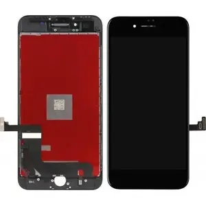 Дисплейный модуль LCD с тачскрином для iPhone 8 Plus (LG) от Renov8 с защитным стеклом и шлейфом — черный