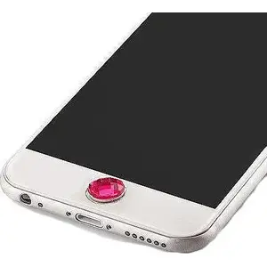 Наклейка на кнопку «Домой» для Apple iPhone / iPad — Mocco универсальная розовая
