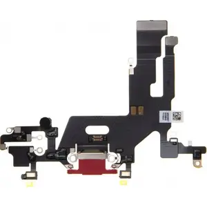 Charging Flex Cable for iPhone 11 — red charging connector cable, replacement part