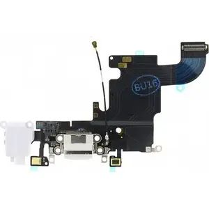 Charging flex cable for iPhone 6s — white — replacement charging connector ribbon