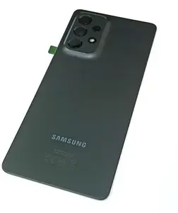 Aizmugures vāciņš Samsung A536 / A533 5G — melns aizmugures korpuss