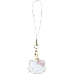 Держатель-ремешок для телефона HELLO KITTY HKCPMKHP — розовый шарм в виде головы Китти