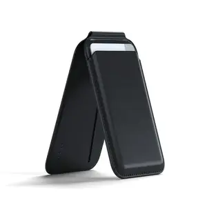Card pocket Satechi ST-VLWK Black — vegan leather, 66×105×9.5 mm