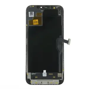 Touchscreen display panel for iPhone 12 Pro Max — Soft OLED, black