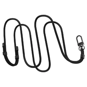 Neck Strap Spigen Universal Cross Body Strap Black — Fabric and Metal, 1 pc