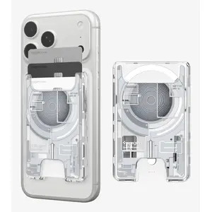 Держатель для карт Spigen Ultra Hybrid Zero One V2 — белый, PC+TPU, 93.7×60.7×9.65 мм