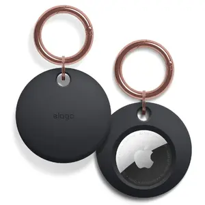 Maciņš Apple AirTag Elago EATSC-BA-BK — melns, 43 × 43 × 10 mm