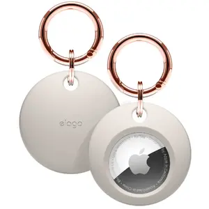 Vāciņš Apple GPS izsekotājam Elago EATSC-BA-ST — akmens krāsa, 43×43×10 mm