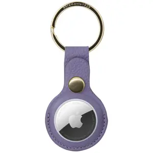 Брелок-держатель d bramante Copenhagen для AirTag — Daybreak Purple/Gold, стойкий к царапинам, 40×9 мм, 12 г
