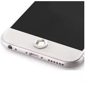 Наклейка для кнопки Home Mocco для Apple iPhone / iPad — серебристая