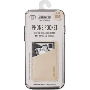 Phone pocket IF Bookaroo - beige phone wallet case, model 486234