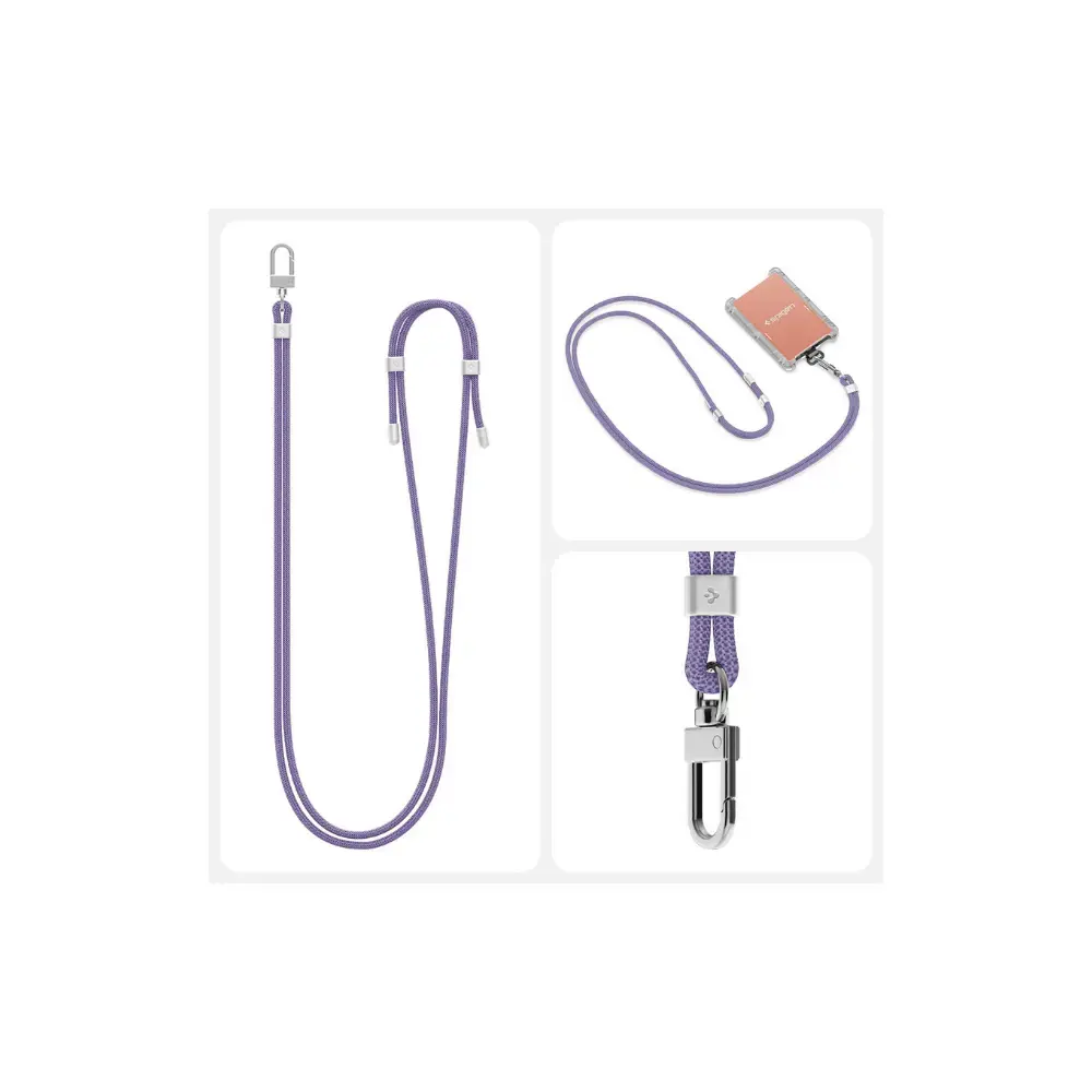 Neck strap Spigen Cross Body Strap 2 Deep Purple Photo 5