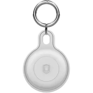 Mobile Origin AirTag Outdoor KeyChain white — protective holder for Apple AirTag, outdoor keychain accessory
