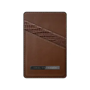 Держатель карт iDeal of Sweden Atelier Magnetic Card Holder Wild Cedar Snake — искусственная кожа, на 2 карты, 65×98×3 мм