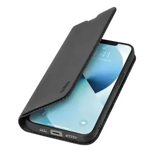 Maciņa tipa vāciņš Apple iPhone 14 15,5 cm (6,1") — SBS Mobile TEBKLITEIP1461K, melns, 2 kartes nodalījumi, statīvs