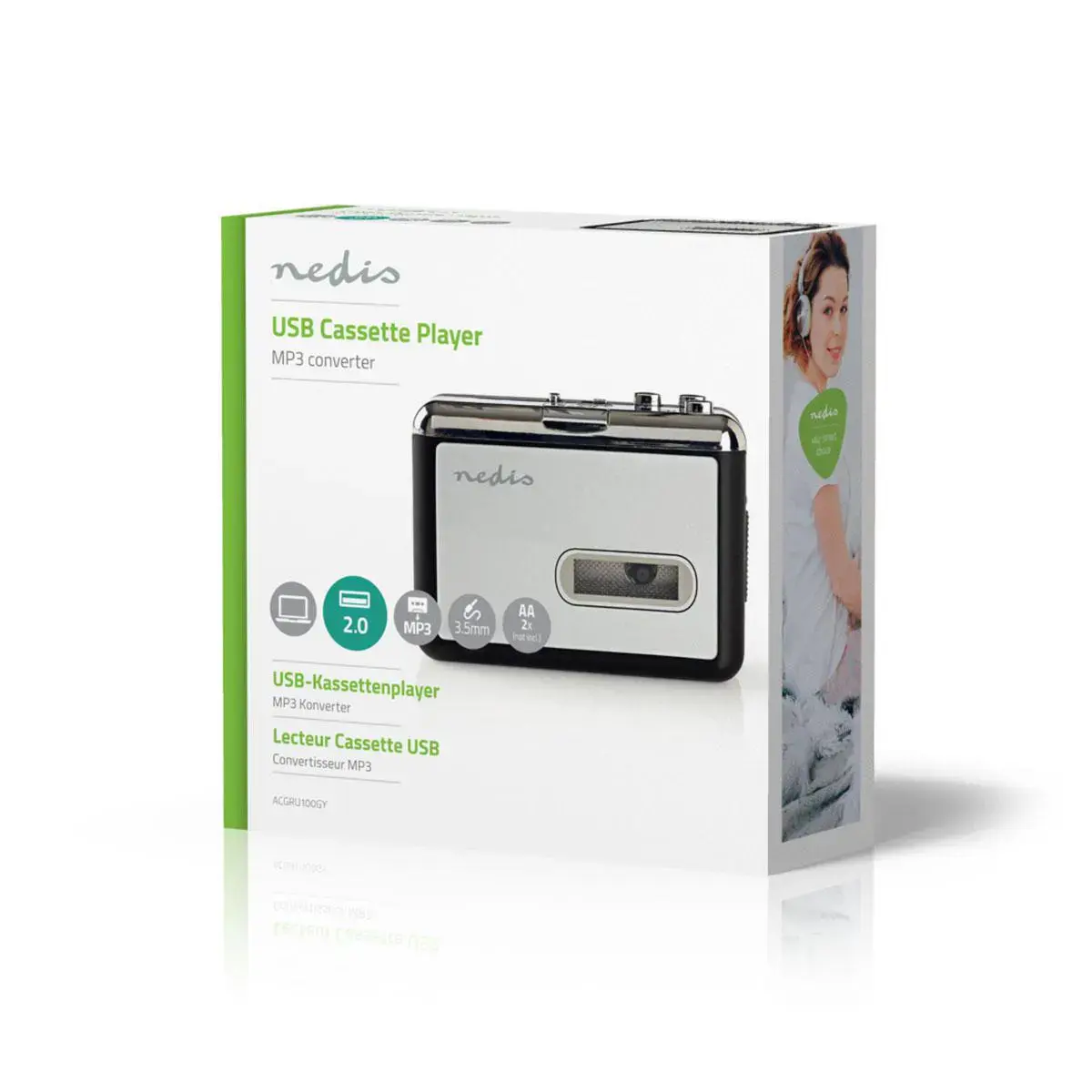 MP3/MP4 плеер Nedis ACGRU100GY Photo 7