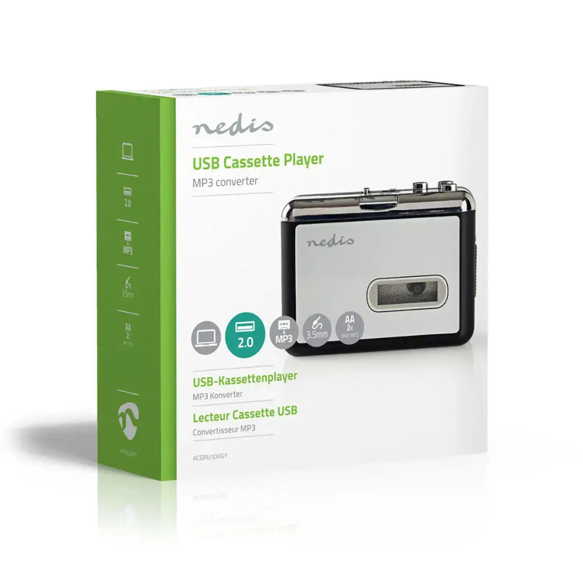 MP3/MP4 плеер Nedis ACGRU100GY Photo 8