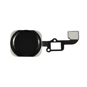Sākuma poga CoreParts MOBX-IP6-INT-5B priekš Apple iPhone 6 / 6+ — melna, 41×29×3 mm