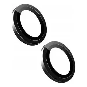 Camera Lens Protector Jcpal Preserver for iPhone 16 and iPhone 16 Plus — black