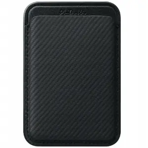 Magnetic Woven Wallet MagSafe for Phone Pitaka MWW2401 — black/gray