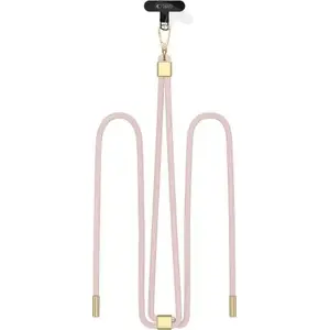 Crossbody Rope Strap for Phone Cases Tech-Protect C2S — Baby Pink/Gold