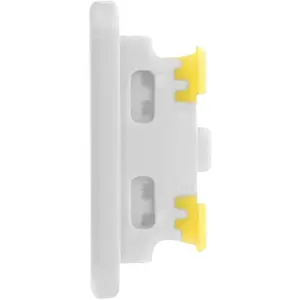 Replacement power button for Samsung A54 (model A546) — white