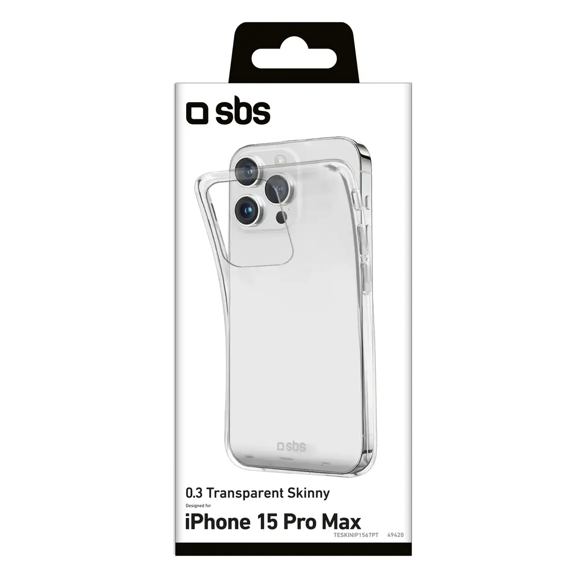 SBS Mobile TESKINIP1567PT Cover priekš iPhone 15 Pro Max Photo 3