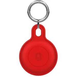 Mobile Origin AirTag Outdoor KeyChain красный – наружный держатель-брелок для Apple AirTag, влагозащищённый дизайн