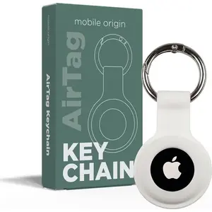 Ключница для Apple AirTag MOBILE ORIGIN — FRL-ATKC-WHT, белый держатель