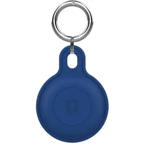 Keychain for Apple AirTag Mobile Origin Outdoor, blue — durable outdoor holder for AirTag
