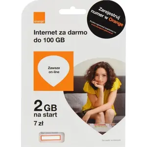 Starter SIM card Partner Tele.com Karta Startowa ORANGE Free 5 — mobile SIM for voice, SMS and data