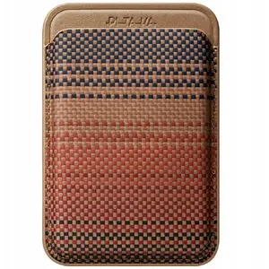 MagSafe magnetic wallet Pitaka Woven Wallet MagSafe — phone wallet, slim woven design, model PIT044