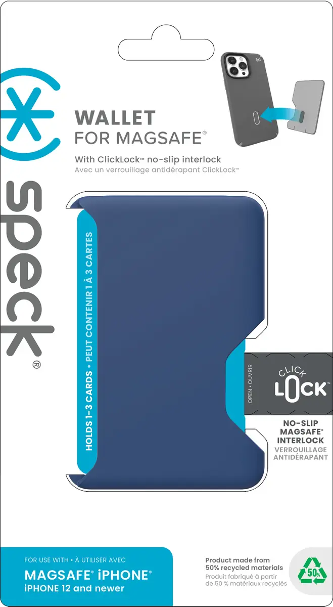 Speck ClickLock Wallet для MagSafe — Coastal Blue Photo 5