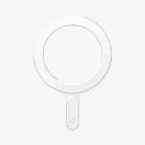 Magnet Ring Plate Spigen MagFit White — adhesive magnetic phone ring for MagSafe-compatible mounts