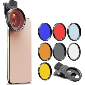 Filter kit Apexel SB7217 7-in-1 phone lens filters (UV, CPL, ND variants) for mobile photography