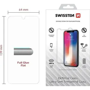 Rūdīts stikls ekrāna aizsargājs SWISSTEN priekš iPhone 15 Pro Max 2.5D