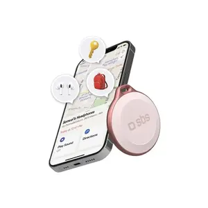 Finder SBS Mobile TEFINDBTAPP — universal Bluetooth GPS tracker/finder, pink, CR2032 battery