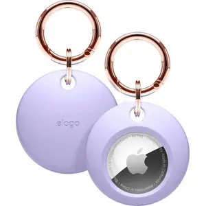 Защитный чехол для Apple AirTag от Elago — лавандовый, силиконовый