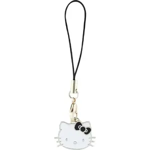 Шнурок для телефона HELLO KITTY HKCPMKHK — черный кулон «Kitty Head» для мобильных устройств