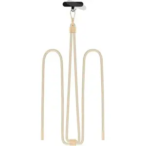 Crossbody Rope Strap Tech-Protect C2S — beige with gold hardware