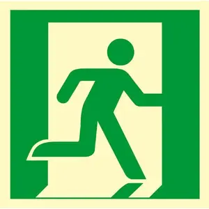 Emergency Exit Sign PROCERA Znak TDC right-hand exit (model BH-AAE002C1PS)
