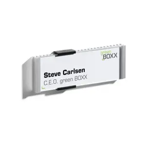 Sign holder Staples Durable 480023 (Acrylic and Silver Aluminium, 149×52.5 mm)