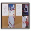 NOBO Premium Plus Cork Lockable Sliding Notice Board 12×A4 Photo 2