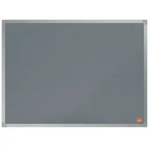 Notice board NOBO 1915204 — insert notice board, grey, aluminium frame, 595×438×14 mm
