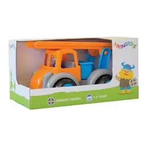 Игрушечная пожарная машина Viking Toys модель 045-781251 с фигуркой пожарного, 25 см