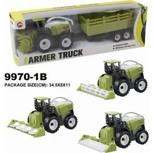 Rotaļu traktors Woopie 9970-1B MIX — mehāniskā rotaļlieta bērniem